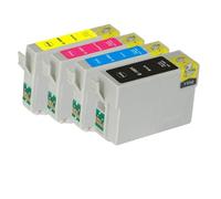 Compatibile con il set di cartucce d'inchiostro T1001 T1002 T1003 T1004 Stylus SX510W Office B40W B1100 BX310FN BX600FW BX610FW SX515W e altro ancora(1 Set)