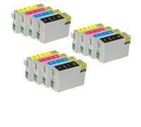 Compatibile con il set di cartucce d'inchiostro T1001 T1002 T1003 T1004 Stylus SX510W Office B40W B1100 BX310FN BX600FW BX610FW SX515W e altro ancora(3 Sets)