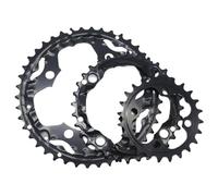 Compatibile con il set di corone Shimano MTB 9 10 velocità Accessori | Le corone 104/64BCD in tre pezzi si abbinano ai telai di guarnitura standard for mountain bike