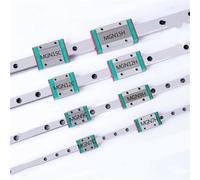 Compatibile con il set di guide e blocchi MGN da 100-1000 mm | Set di guide lineari e blocchi MGN, lunghezze 100-1000 mm.(MGN12C,200mm)