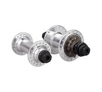 Compatibile con Il Set di mozzi Freecoaster Anteriore e Posteriore Funsea BMX, Cuscinetto a 36 Fori con boccola planetaria e Dado Femmina(Silver Front n Rear)