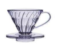 Compatibile con il set di tazze con filtro for caffè a spirale V60 | Il set di coni con nervature a spirale supporta il processo di erogazione manuale del caffè(V01-2CUPS)