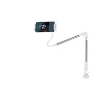 Compatibile con il supporto for telefono Baseus Clip, girevole a 360°, con base a braccio lungo, supporto for scrivania e letto.(White For Phone)