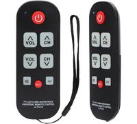 Compatibile con il telecomando TV A-TV10 per anziani, controller universale semplice e impermeabile