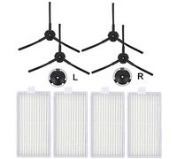 Compatibile con iLife, filtro Hepa V5 V5s V3 V3S V5S V50 Pro V55 X5 Robot Aspirapolvere Accessori Ricambi Materiali di consumo di ricambio Cartuccia for aspirapolvere(8pcs)