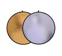 Compatibile con illuminazione da studio/sul posto - Accessorio fotografico for fotografia rotondo pieghevole 2 in 1 da 60 cm