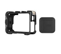 Compatibile con Insta360 AcePro2 - Gabbia con telaio in metallo a sgancio rapido for riprese orizzontali e verticali(Metal Cage - Black)