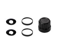 Compatibile Con INSTA360 X5 Kit Vetro Lente Anello Alluminio | Kit pratico per sostituzione lente e manutenzione fotocamera outdoor(Black 2pcs)