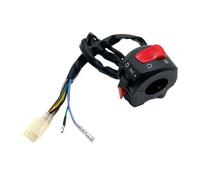 Compatibile con interruttori moto da 22 mm Pulsante clacson Indicatore di direzione Lampada elettrica Avvio spegnimento fiamma Interruttore controller manubrio EN125(1pcs right)