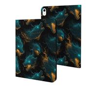 Compatibile con iPad A16 11 pollici 2025, sottile Cool Wolf Green Print Tablet Cover compatibile con iPad 10a generazione Custodia 10.9 pollici 2022 con supporto Auto Wake/Sleep
