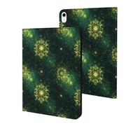 Compatibile con iPad A16 Custodia 11 pollici 2025, Slim Classic Green Pattern Print Tablet Cover Compatibile con iPad 10a generazione Custodia 10.9 pollici 2022 con supporto Auto Wake/Sleep