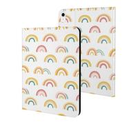 Compatibile con iPad A16 Custodia da 11 pollici 2025, sottile e minimalista con stampa arcobaleno compatibile con iPad 10a generazione Custodia da 10,9 pollici 2022 con supporto Auto Wake/Sleep