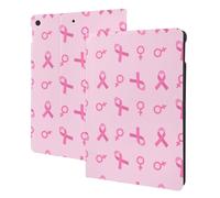 Compatibile con iPad di 9a/8a/7a generazione - Compatibile con iPad 10.2, custodia a libro, accensione e spegnimento automatico, consapevolezza del cancro al seno 1 custodia per tablet compatibile con