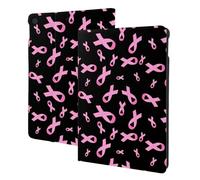 Compatibile con iPad di 9a/8a/7a generazione - Compatibile con iPad 10.2, custodia a libro, funzione di accensione/spegnimento automatico, custodia per tablet per la consapevolezza del cancro al seno