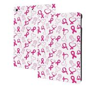 Compatibile con iPad di 9a/8a/7a generazione - Compatibile con iPad 10.2, custodia a libro, funzione di accensione/spegnimento automatico, consapevolezza del cancro al seno4, custodia per tablet