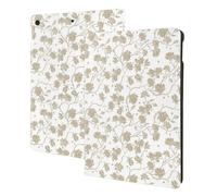 Compatibile con iPad di 9a/8a/7a generazione - Compatibile con iPad 10.2, custodia a libro, funzione di accensione e spegnimento automatico, custodia per tablet vintage stilizzata di colore bianco