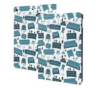 Compatibile con iPad di 9a/8a/7a generazione, custodia moderna per tablet compatibile con iPad Cover da 10,2 pollici, supporto a libro, accensione e spegnimento automatico