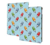 Compatibile con iPad di 9a/8a/7a generazione, custodia moderna per tablet con gelato compatibile con iPad Cover da 10,2 pollici, supporto a libro, accensione e spegnimento automatico