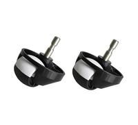 Compatibile con iRobot, 500 600 700 800 900 i7 E5 E6 Robot Aspirapolvere Ruota Anteriore Accessori Antiscivolo(2PCS)