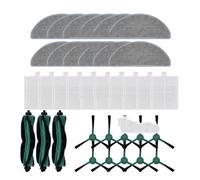 Compatibile con iRobot Roomba Combo Essential Y0110 Y0112 Y0140, Roomba Vac Essential Q0110 Q0120 Accessori Spazzola a rullo Filtro Mop Pads(Combination 5)