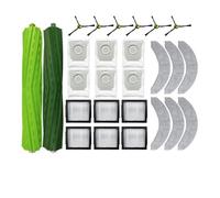 Compatibile con iRobot Roomba Combo J7+ / J9+ Rullo Spazzola Laterale Borsa per Polvere Panno per Mop Robot Aspirapolvere Accessorio di Ricambio Pezzo di Ricambio (Set S)