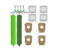 Compatibile con iRobot Roomba Max 705 Vac/Plus 504 Filtro HEPA lavabile e riutilizzabile Sacchetto for la polvere Spazzola principale laterale(Pink)