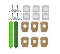 Compatibile con iRobot Roomba Max 705 Vac/Plus 504 Filtro HEPA lavabile e riutilizzabile Sacchetto for la polvere Spazzola principale laterale(Brown)