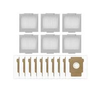 Compatibile con iRobot Roomba Max 705 Vac/Plus 504 Filtro HEPA lavabile e riutilizzabile Sacchetto for la polvere Spazzola principale laterale(Yellow)