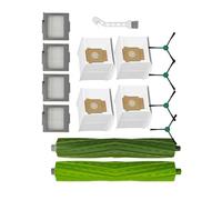 Compatibile con Irobot Roomba Max 705 Vac/Plus 504 Vac 15 pezzi Accessori Sacchetti for la polvere Spazzatrice con filtro a spazzola laterale