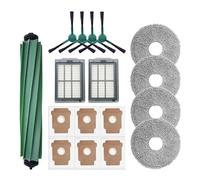 Compatibile con iRobot Roomba Plus 405 Combo / 505 Combo Robot Aspirapolvere Pezzi di Ricambio Spazzole Laterali Principali Panni for Mocio Filtri Sacchetti for la Polvere Accessori(Light green)