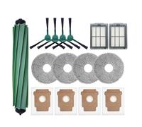 Compatibile con iRobot Roomba Plus 405 Combo / 505 Combo Robot Aspirapolvere Pezzi di Ricambio Spazzole Laterali Principali Panni for Mocio Filtri Sacchetti for la Polvere Accessori(Light Grey)