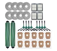 Compatibile con iRobot Roomba Plus 405 Combo / 505 Combo Robot Aspirapolvere Pezzi di Ricambio Spazzole Laterali Principali Panni for Mocio Filtri Sacchetti for la Polvere Accessori(Dark Khaki)