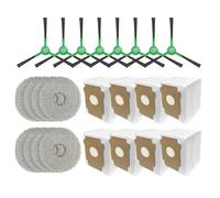 Compatibile con iRobot Roomba Plus 405 Combo 505 Combo, sacchetto for aspirapolvere, spazzola laterale e set di panni for mocio