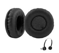 Compatibile con Jabra PRO 9470 9465 9460 9450 935 930 920 cuscinetti auricolari in pelle per, perfetti per l'ascolto quotidiano (2 pezzi, nero)