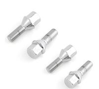 Compatibile Con Jeep Per Compass 2.4L 2018-2022 Dado bullone ruota | Per Renegade 1.3L 1.4L 1.8L 2.4L 2014-2022 4x Silver Wheel Lug Bulloni Dadi M12x1.25 17mm Esagonali