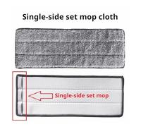 ，Compatibile Con JOYBOS ， Set Di Panni For Mocio 3-20 Pezzi Stracci In Microfibra Mocio Lavabili Kit Accessori For La Pulizia Grigio(33x12cm-Single end,20pcs)