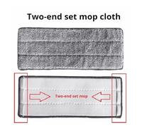 ，Compatibile Con JOYBOS ， Set Di Panni For Mocio 3-20 Pezzi Stracci In Microfibra Mocio Lavabili Kit Accessori For La Pulizia Grigio(33x12cm-Two end,20pcs)