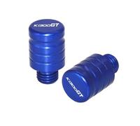 Compatibile con K1300S K1300 K 1300S 2003-2009 2008 2007 2006 2005 moto M10 * 1,25 viti in alluminio bulloni specchio foro tappi tappo (blu)