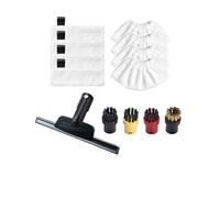 Compatibile Con Karcher Easyfix SC2 SC3 SC4 SC5 Mop Panno Ricambi E Spazzola Rotonda For Ugello For Finestre, Spazzola For La Pulizia Dell'Ugello Dell'Irrigatore(Set M 13pcs)