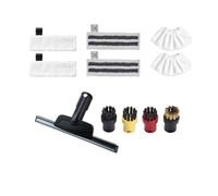 Compatibile Con Karcher Easyfix SC2 SC3 SC4 SC5 Mop Panno Ricambi E Spazzola Rotonda For Ugello For Finestre, Spazzola For La Pulizia Dell'Ugello Dell'Irrigatore(Set J 11pcs)