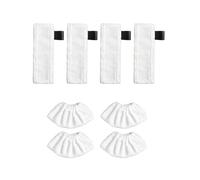 Compatibile Con Karcher Easyfix SC2 SC3 SC4 SC5 Mop Panno Ricambi E Spazzola Rotonda For Ugello For Finestre, Spazzola For La Pulizia Dell'Ugello Dell'Irrigatore(Set C 8pcs)