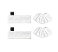 Compatibile Con Karcher Easyfix SC2 SC3 SC4 SC5 Mop Panno Ricambi E Spazzola Rotonda For Ugello For Finestre, Spazzola For La Pulizia Dell'Ugello Dell'Irrigatore(Set A 4pcs)