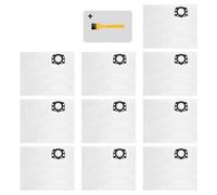 Compatibile con Karcher Sacchetto Polvere Aspirapolvere 5-10Pezzi | adatta KFI357 WD3 WD2 Plus,materiale ispessito,impermeabile(10 Pcs Bag 1 Brush)