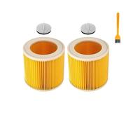 Compatibile con Karcher WD WD2 WD3 WD1 MV3 MV2 Aspirapolvere Ricambio WD2250 200 Parti Filtri Antipolvere A2004 A2054 A2204 A2656(2 Sets)
