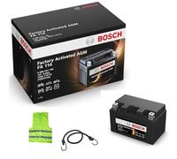 COMPATIBILE CON KAWASAKI Ninja ABS 650 per anno 2017 al 2024 BATTERIA BOSCH YTZ10S FA114 SPEDITA CARICA PER L'USO BATTERIE AGM GEL SLA 8,6 AMPERE 12V 150X88X93MM SPUNTO CCA 150A