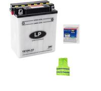 COMPATIBILE CON KAWASAKI Vulcan 500 per anno 1996 al 2005 BATTERIA YB12AL-A2 LP SPEDITA COMPLETA PER L'USO SPECIFICA MOTO SCOOTER BATTERIE DRY 12 AH AMPERE 12 VOLT 134X80X160MM