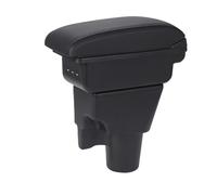 Compatibile Con Kia Per Picanto 3X-Line Bracciolo Box Auto Dettagli Interni Bracciolo Auto Parti Di Ricambio Accessori Auto Scatola Portaoggetti(B1 Black red 3USB)