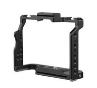Compatibile con kit gabbia video for fotocamera con maniglia superiore e impugnatura laterale in legno compatibile con la serie Sony A7(Black-Camera Cage)