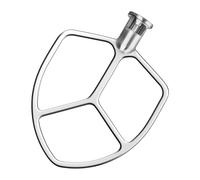 Compatibile con KitchenAid 5-6 Quart Bowl-Lift Stand Mixer, ricambio for accessorio a paletta in acciaio inossidabile lucidato airkitrep