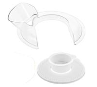 Compatibile con KitchenAid, paraschizzi 4,5-5QT e coperchio della ciotola | Protezione antispruzzo, coperchio della ciotola, 4,5-5QT, testa inclinabile, protezione versamento